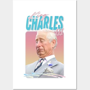 King Charles III - Retro Aesthetic Fan Design Posters and Art